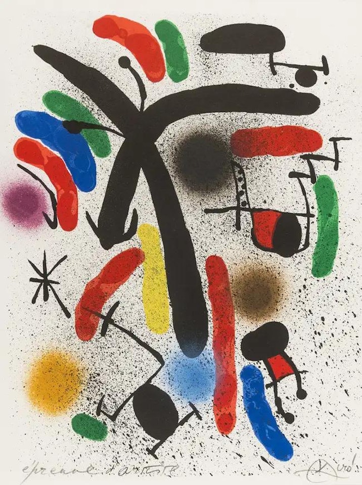 Miró Lithographies (2) (M.855) by Joan Miró