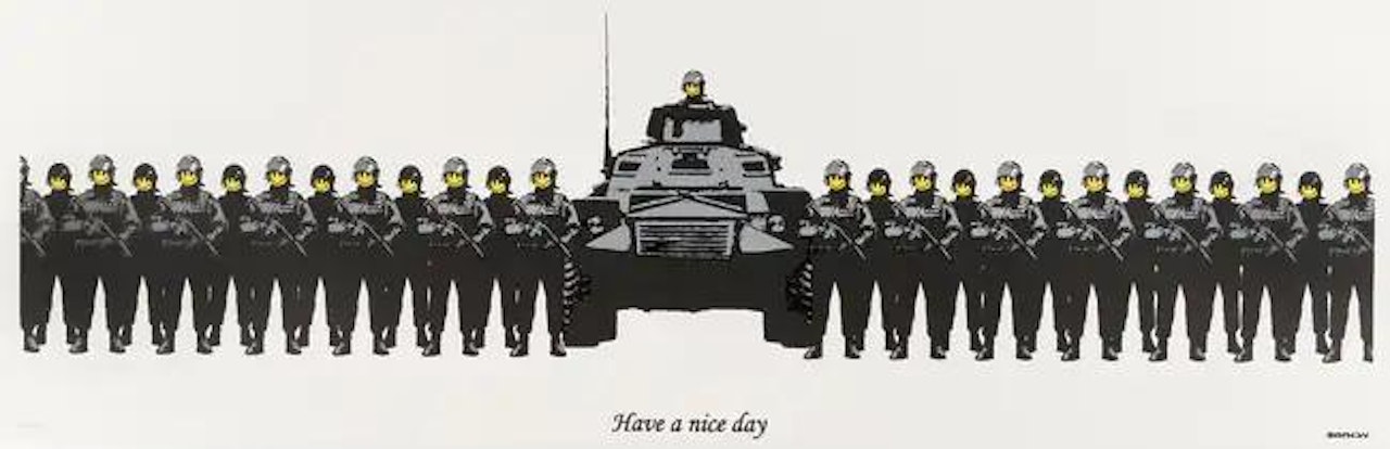 Have a Nice Day (Anarchist Book Fair) by Banksy