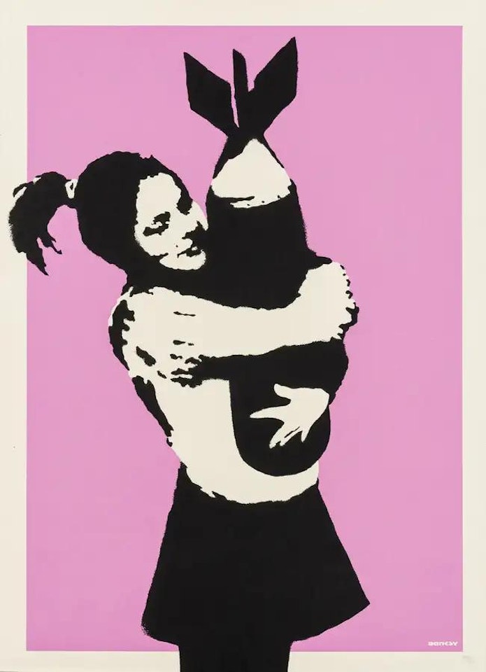 Bomb Love (Bomb Hugger) by Banksy