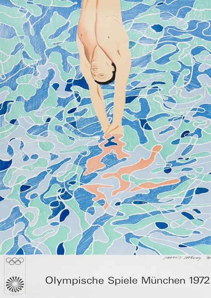 Olympische Spiele München by David Hockney