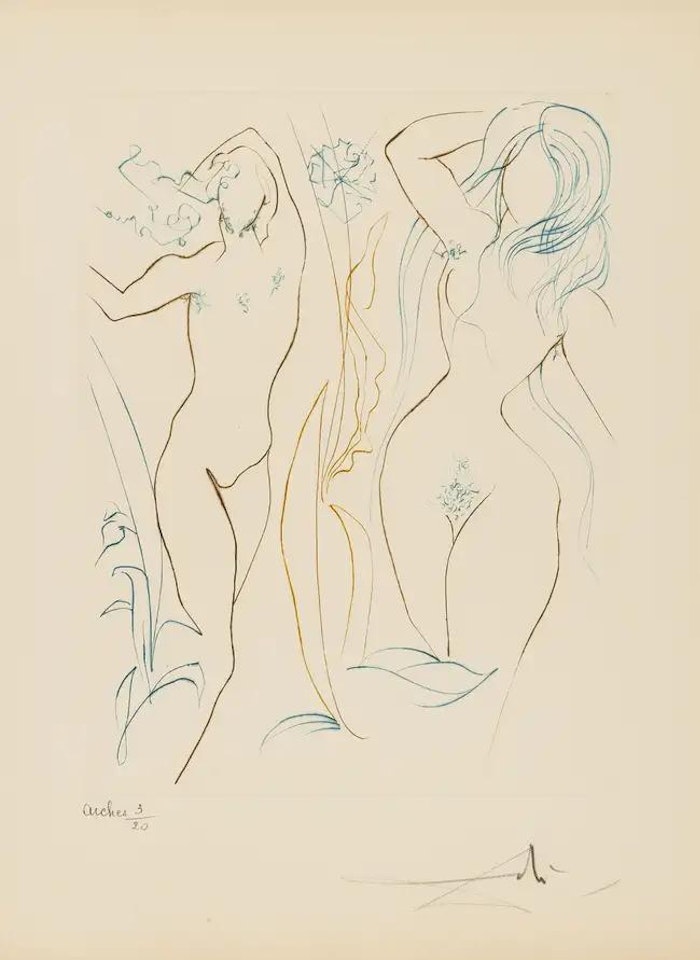 Paradis Perdu (M & L 704-713c; Field 74-11) by Salvador Dali