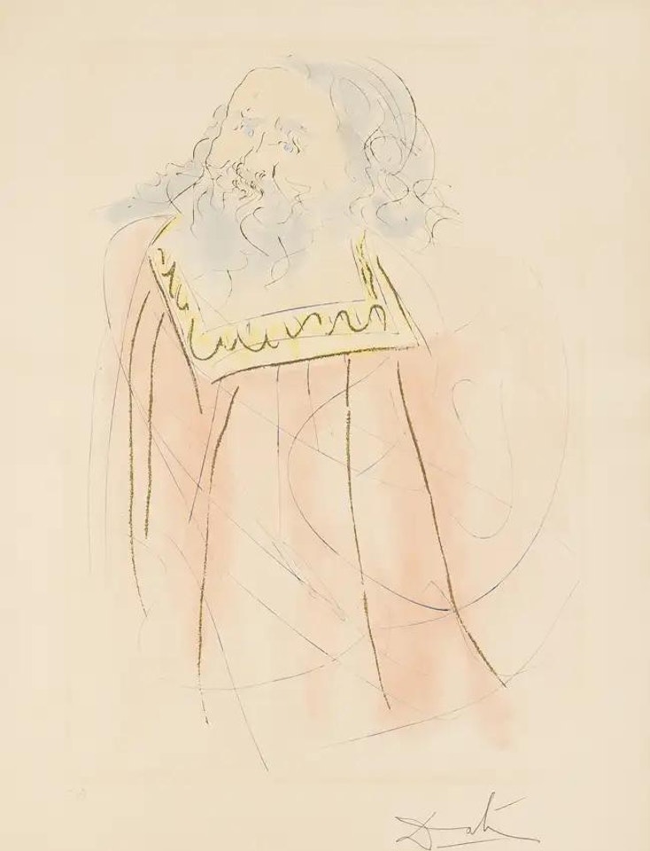 Jeremiah (from Our Historical Heritage) (M & L 7521; Field 75-4-K) by Salvador Dali