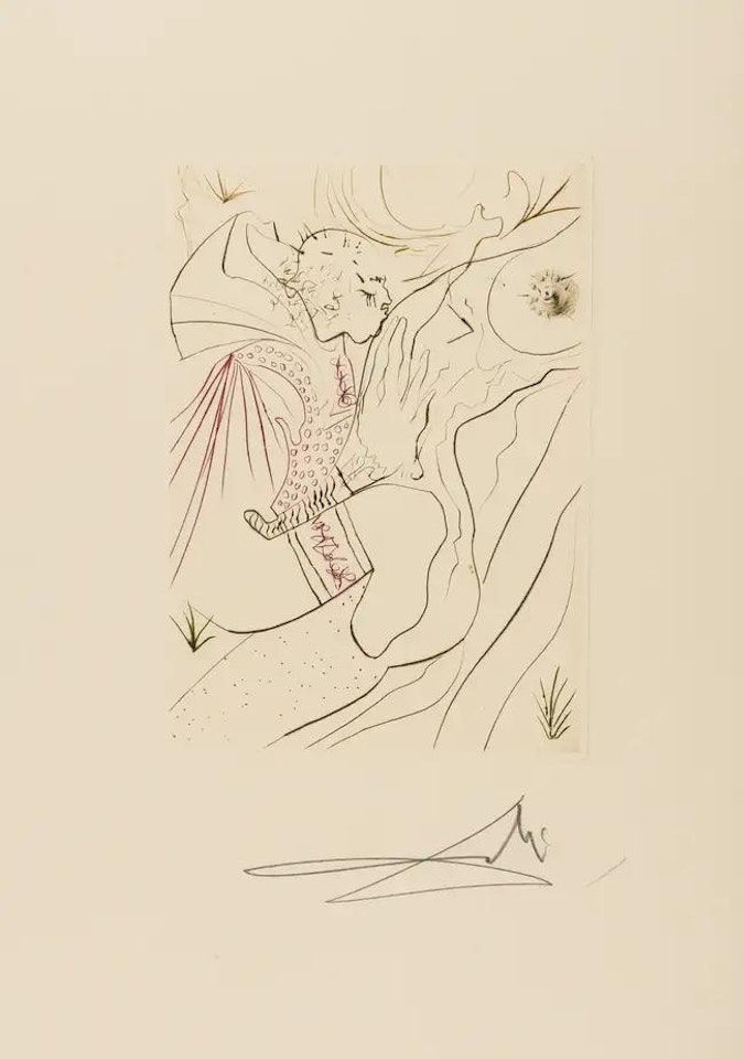 Le Péché partagé (M & L 552c; Field 72-8A) by Salvador Dali
