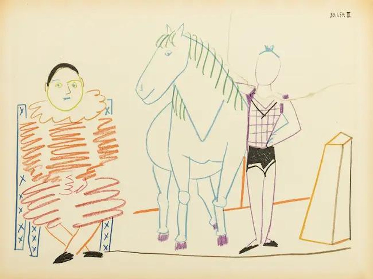 Verve: Volume VIII, 29-30. Suite De 180 Dessins De Picasso (not in Cramer) by Pablo Picasso