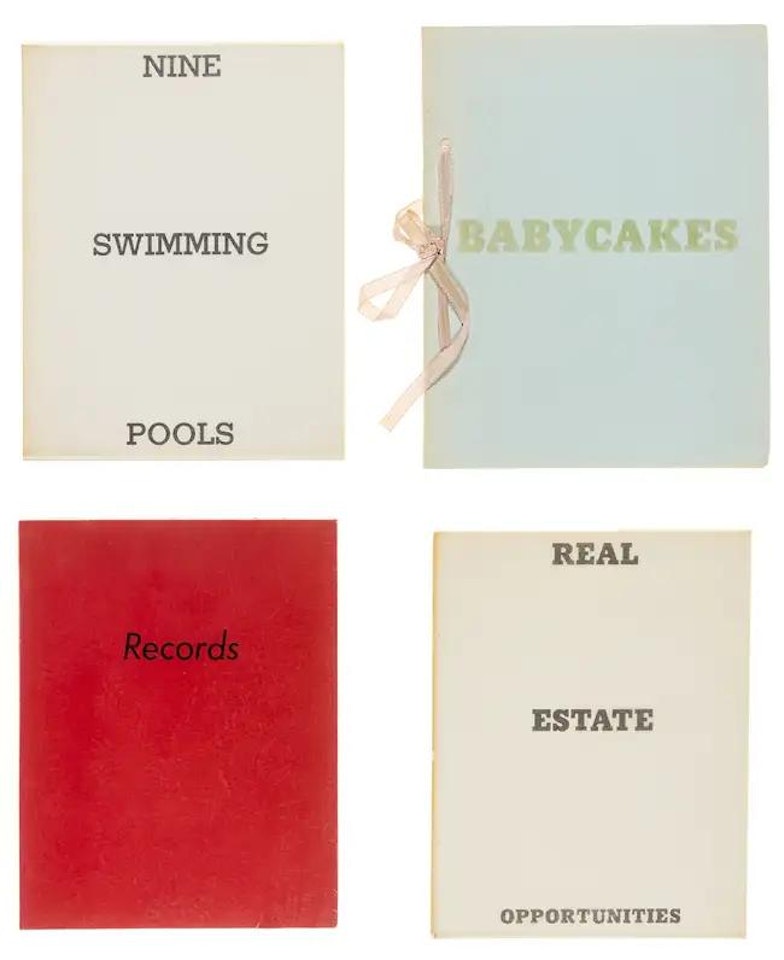 Babycakes with Weights; Real Estate Opportunities; Records; Nine Swimming Pools; Baby Cakes with Weights; Real Estate Opportunities by Ed Ruscha