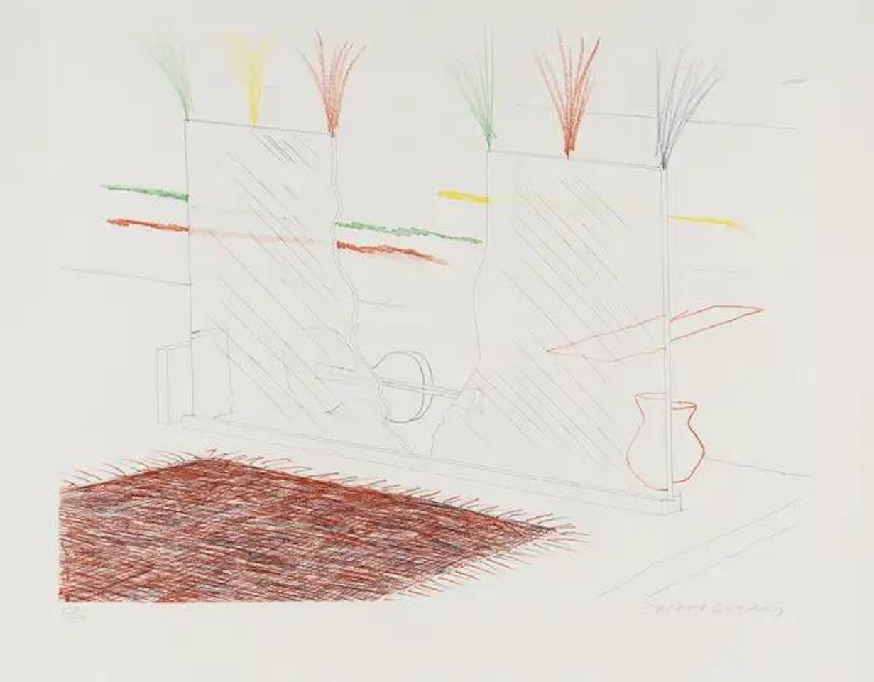 On it May Stay His Eye (from The Blue Guitar) (M.C.A. Tokyo 194) by David Hockney