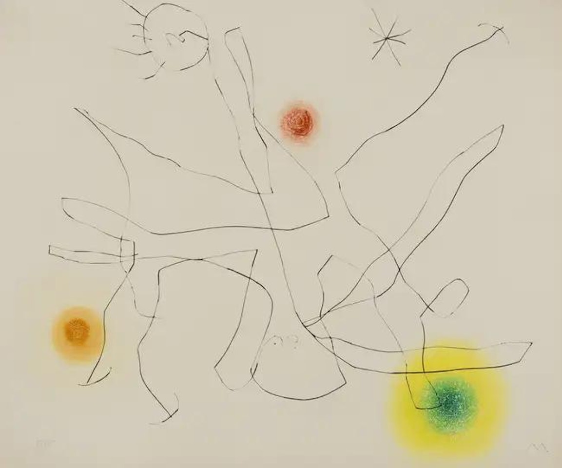 Untitled, from "Flux de L"aimant" (Dupin 383) by Joan Miró