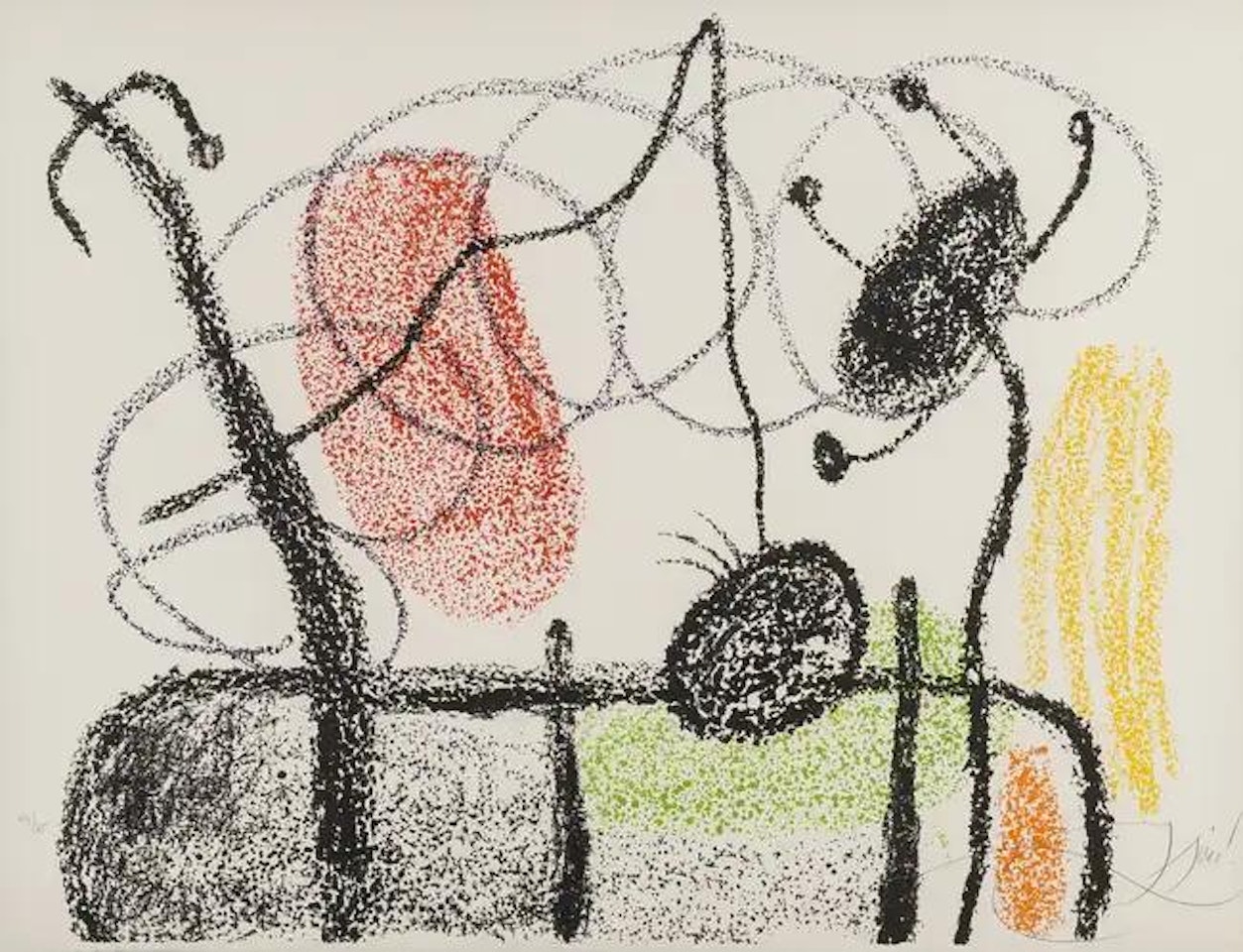 Untitled (Plate 19 from Album 21) (M.1141; Cramer 241) by Joan Miró