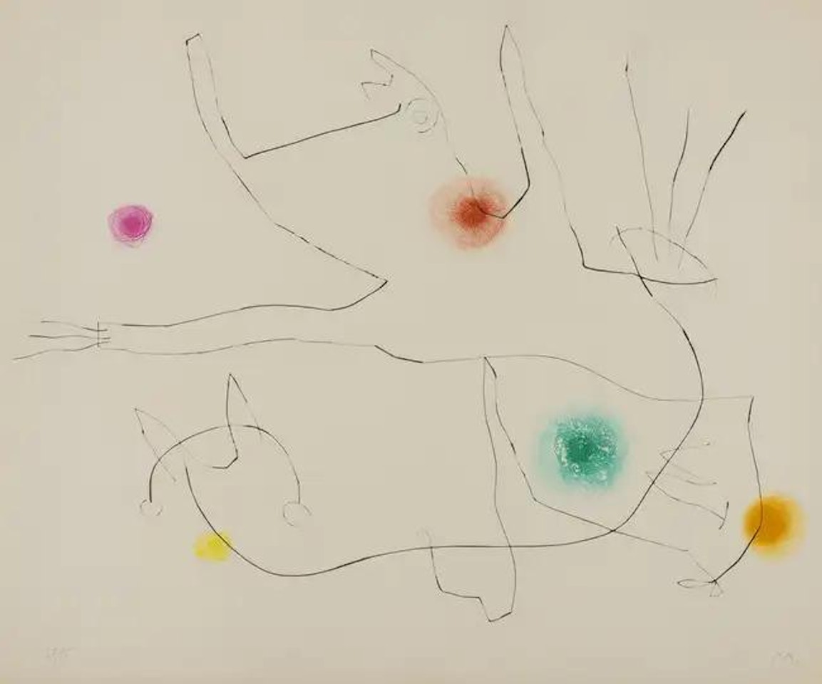 Untitled, from "Flux de L"aimant" (Dupin 381) by Joan Miró