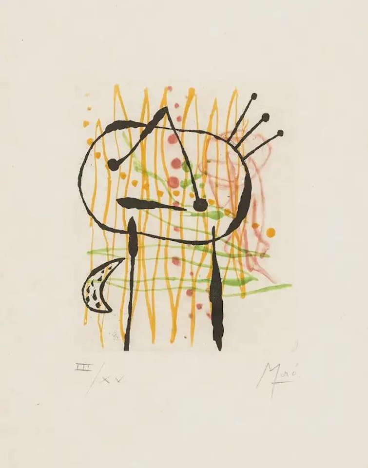 Untitled from La Bague D"Aurore (Dupin 134) by Joan Miró