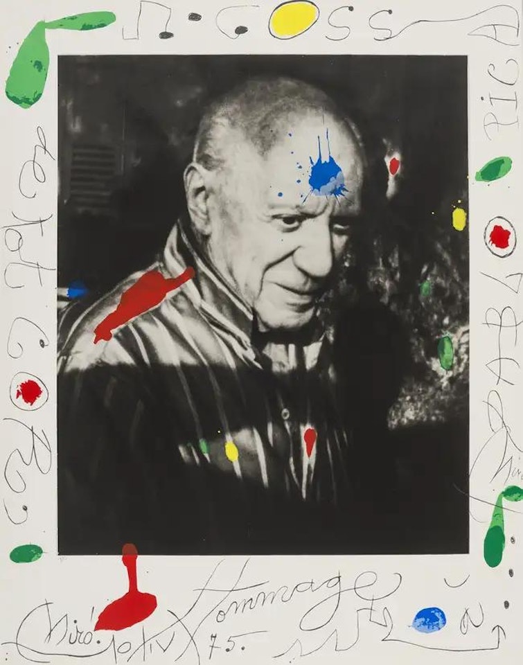Hommage a Picasso by Joan Miró