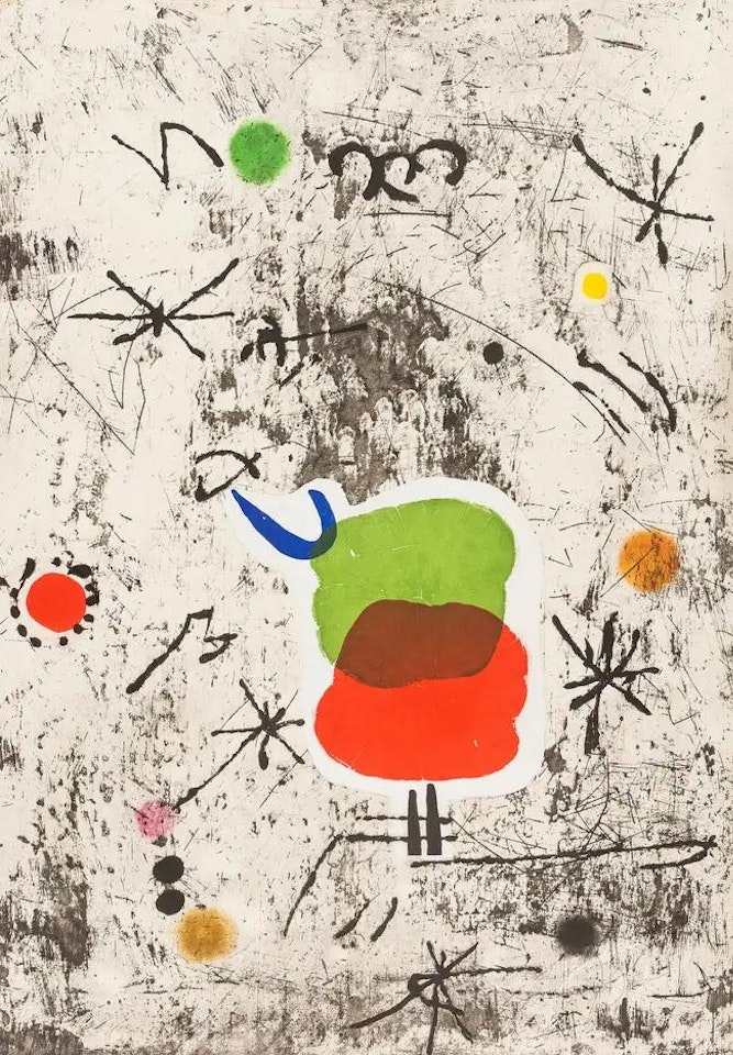 Persontage I Estels I (Dupin 1088) by Joan Miró