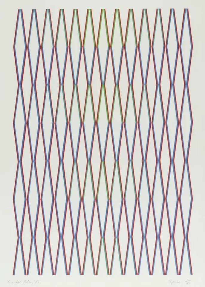 Splice (Schubert 21) by Bridget Riley