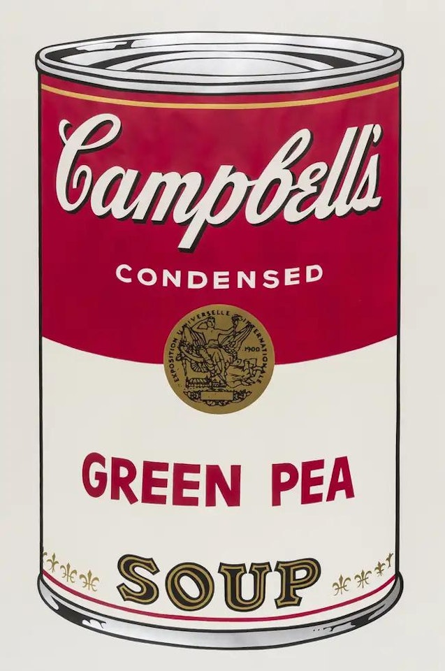 Campbell"s Soup I. Green Pea (Feldman & Schellmann II.50) by Andy Warhol