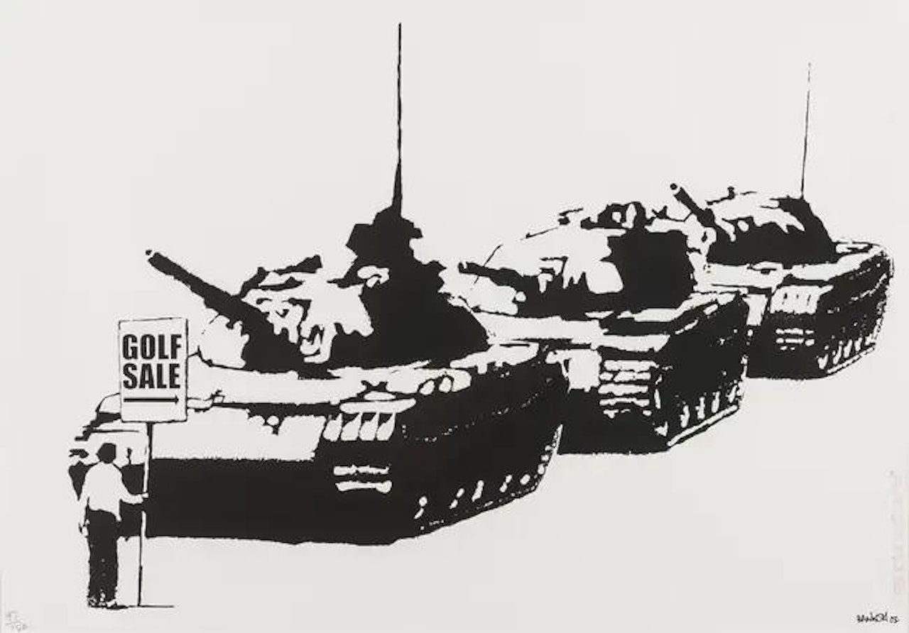 Golf Sale by Banksy
