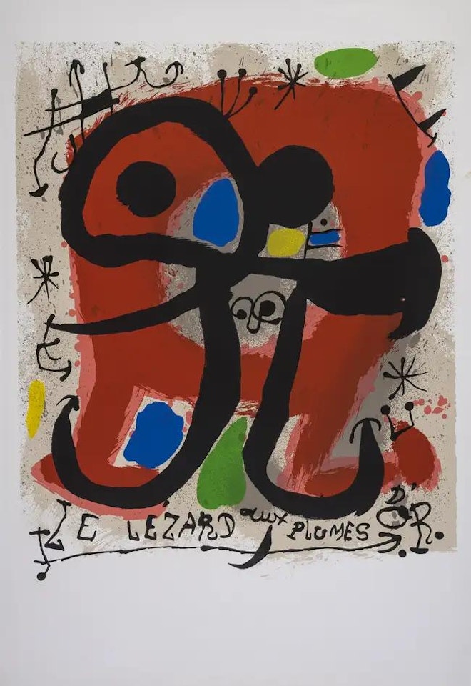 Le Lézard aux Plumes D"Or (M831) by Joan Miró
