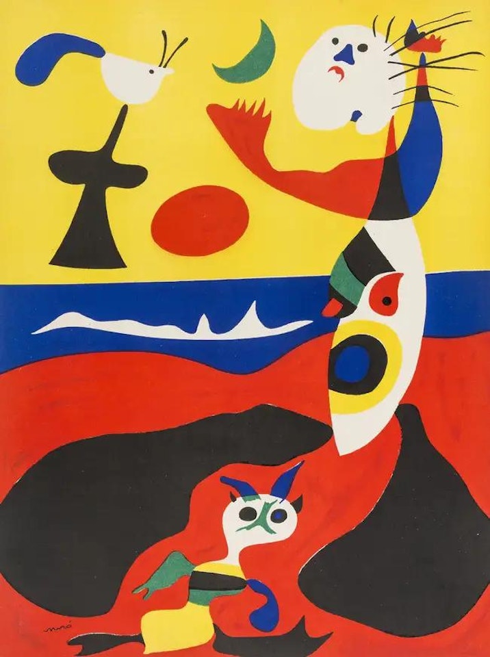 L"Eté (Summer) (Dupin 1310) by Joan Miró
