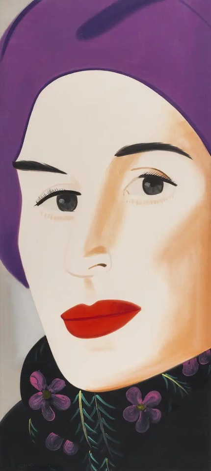 Purple Hat Ada by Alex Katz