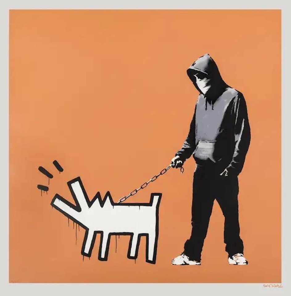 Choose your weapon (Dark Orange) by Banksy