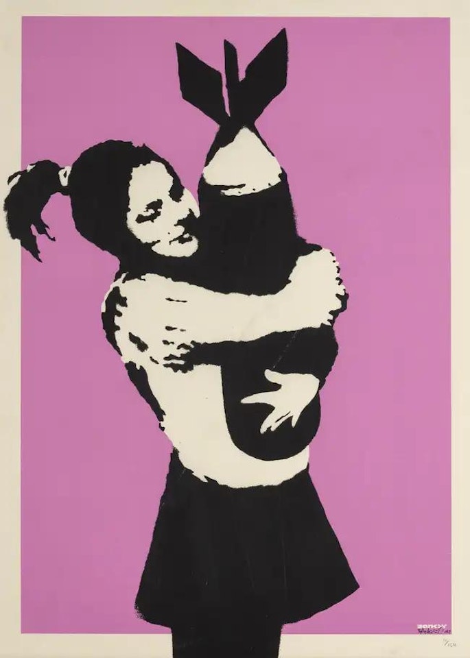 Bomb Love (Bomb Hugger) by Banksy