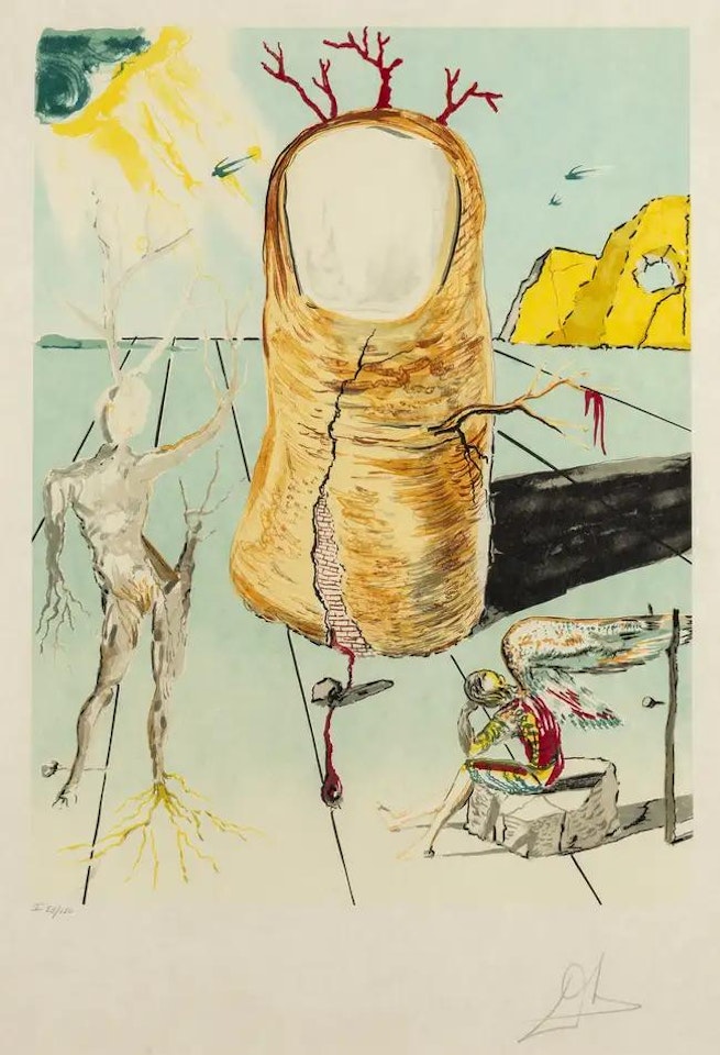 The Vision of the Angel of Cap Creus (The Thumb) (M & L 1581; Field 80-8) by Salvador Dali
