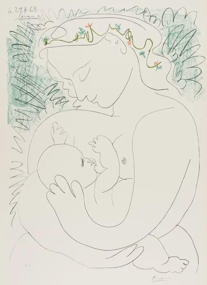 Grand Maternite by Pablo Picasso