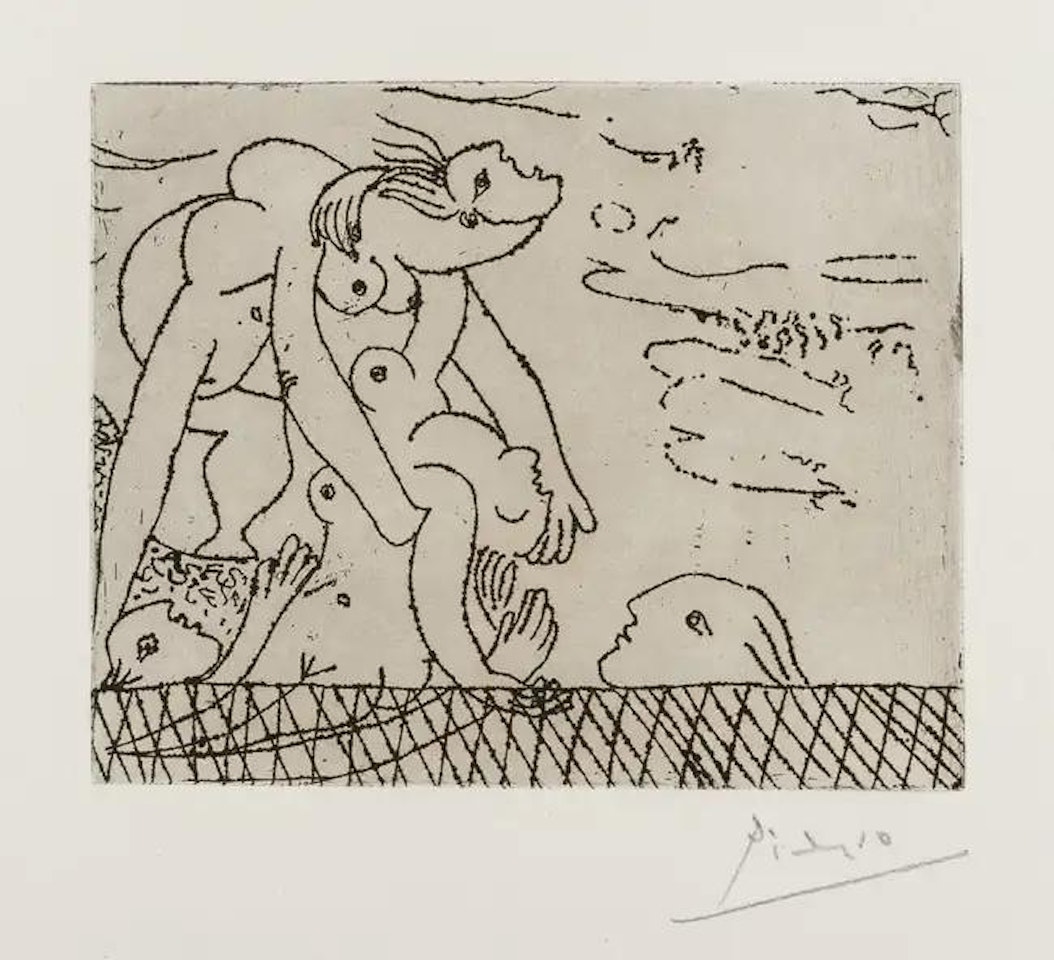 Le Sauvetage de la Noyee I (Bloch 244; Baer 272) by Pablo Picasso