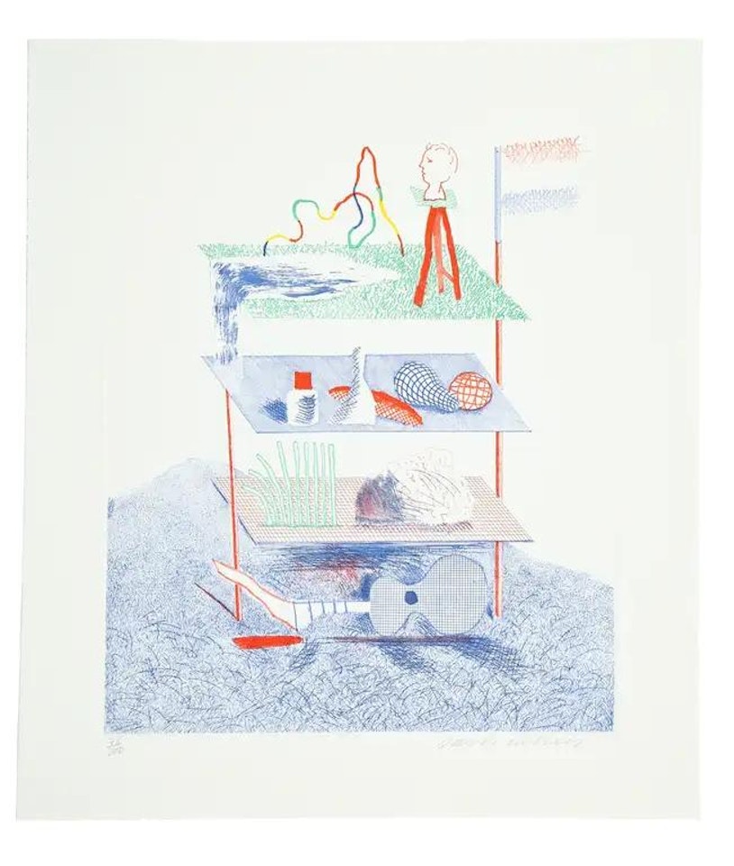 Serenade (from The Blue Guitar) (M.C.A. Tokyo 196) by David Hockney