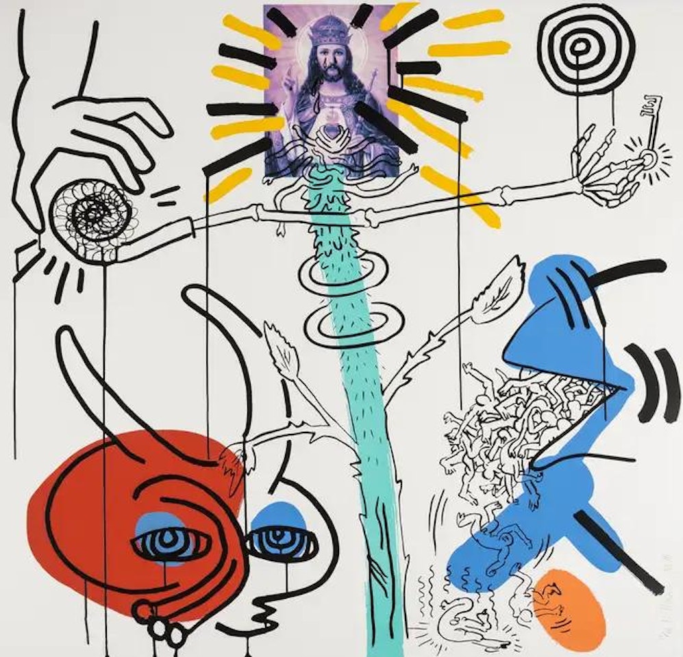 Apocalypse (#10) (Littman p. 109) by Keith Haring