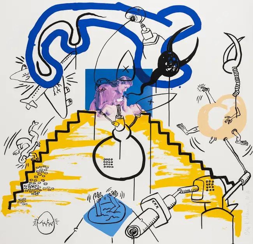 Apocalypse (#3) (Littman p. 102) by Keith Haring