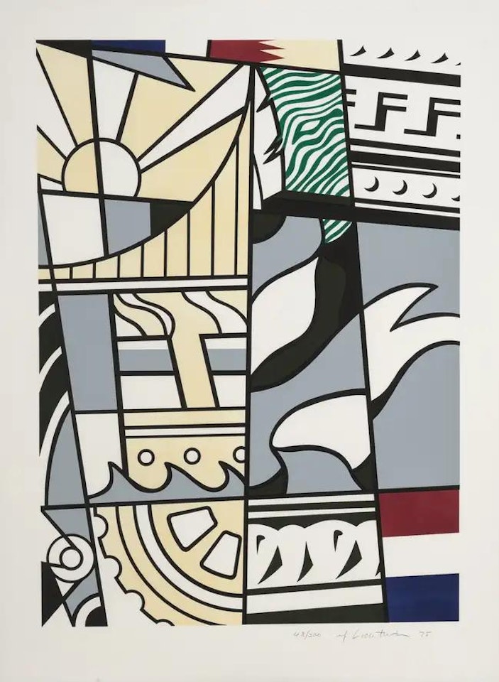 Bicentennial Poster (America: The Third Century) (Corlett III.26) by Roy Lichtenstein