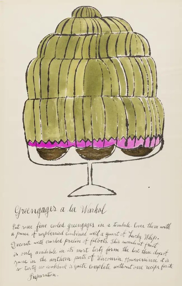 Greengages a la Warhol (from Wild Raspberries) (see Feldman & Schellmann IV.143.A) by Andy Warhol