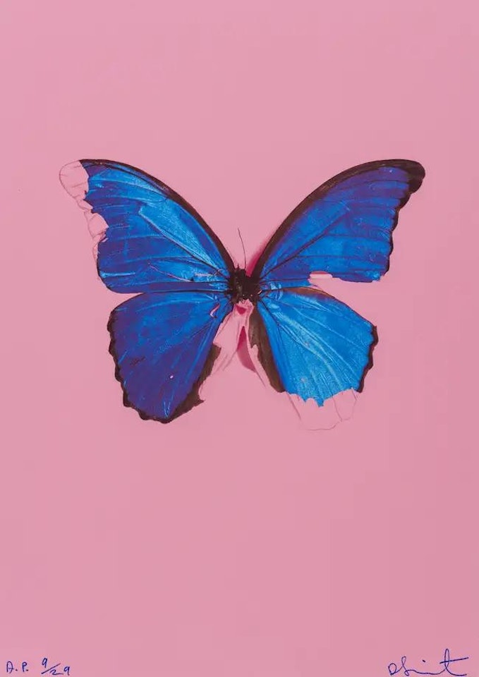 Blue Butterfly (From In the Darkest Hour There May Be Light) by Damien Hirst