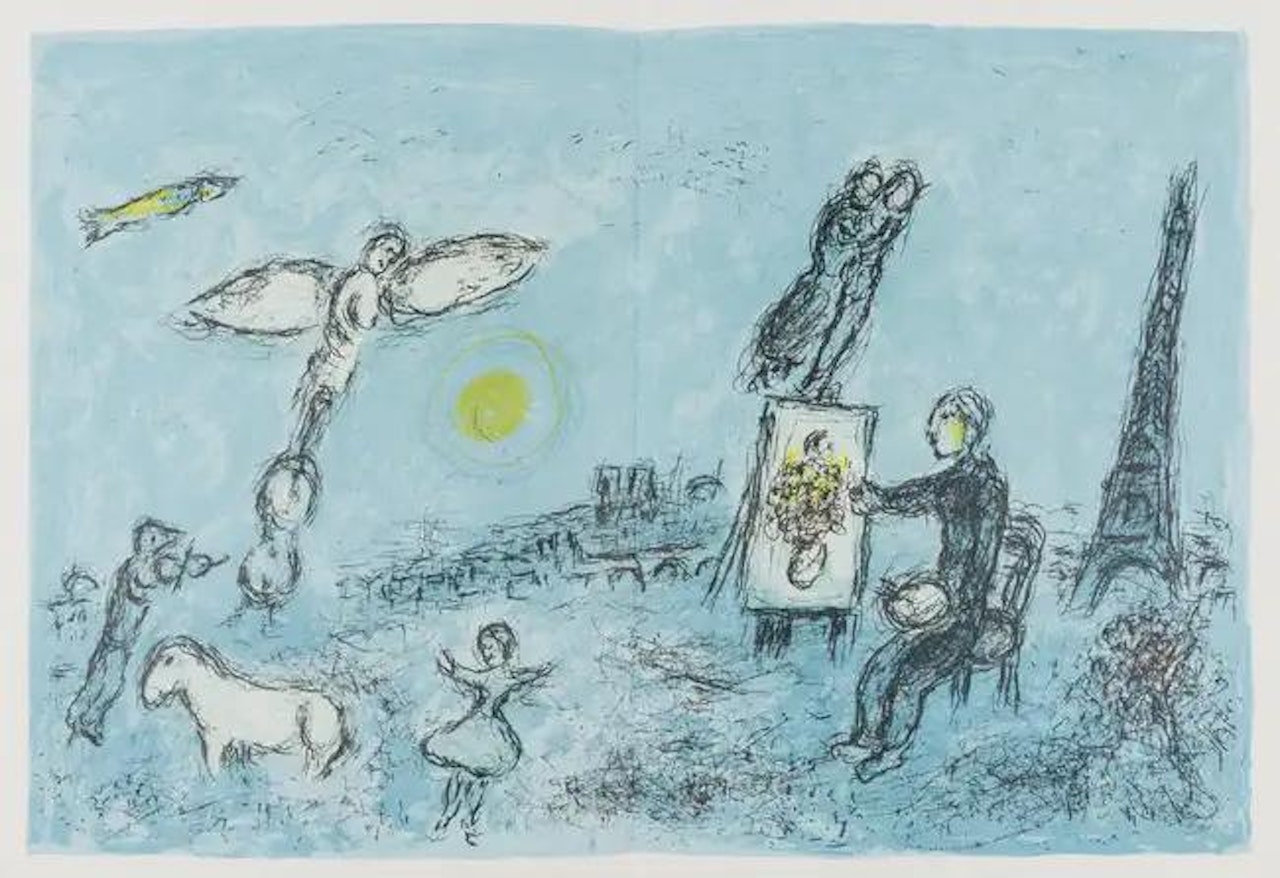 Derrière le Miroir No.246 by Marc Chagall