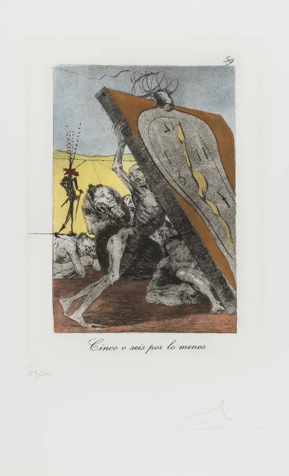 Plate 59 (From Les Caprice de Goya de Dalí) (M & L 906) by Salvador Dali