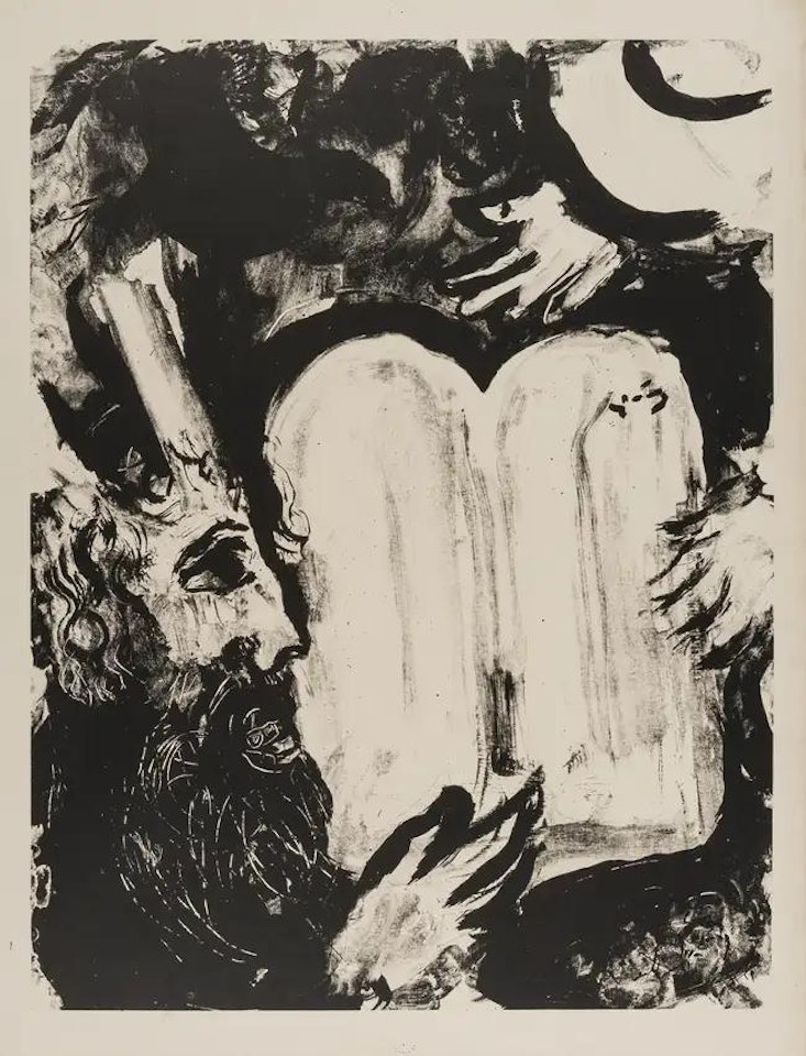 Moses and the Tables of the Law (Mourlot 363) by Marc Chagall