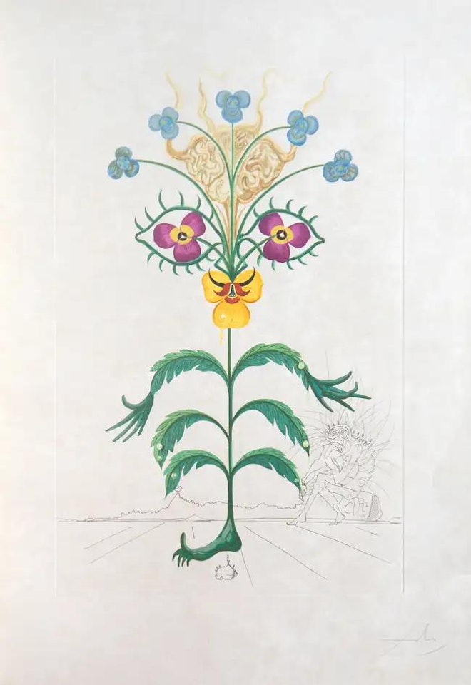 Flordali (Flora Dalinae)(Michler & Löpsinger 227-236) by Salvador Dali