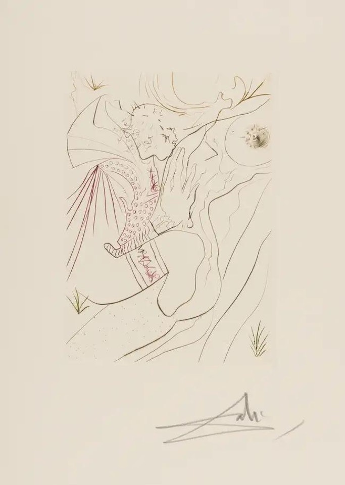 Le Décameron (Michler & Löpsinger 552-561) by Salvador Dali