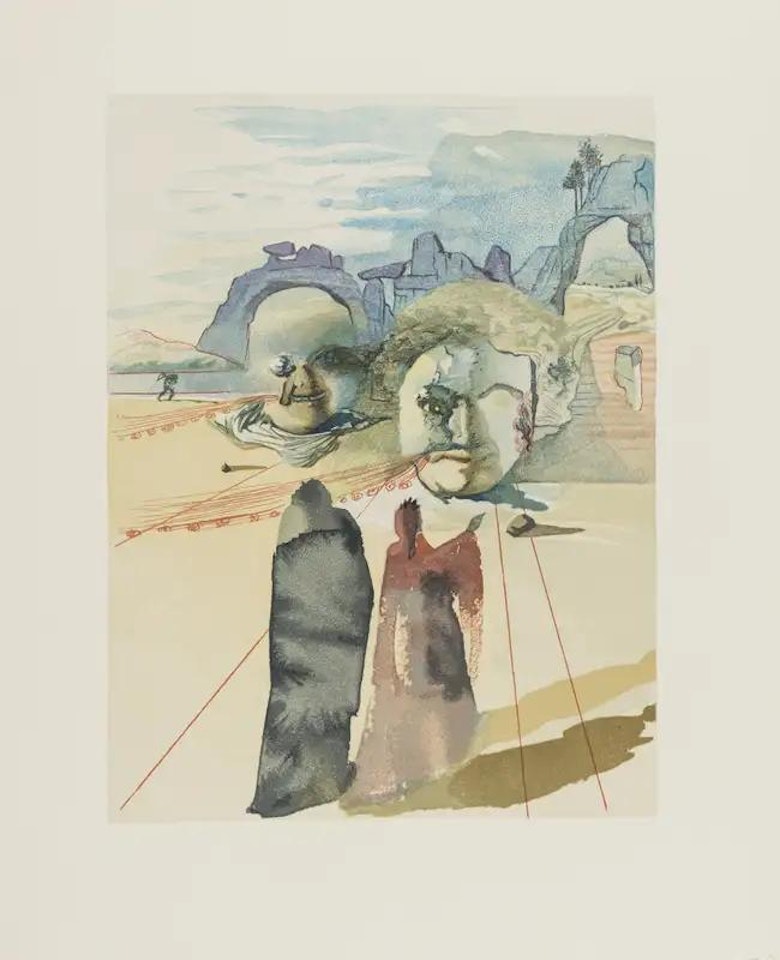 La Divine Comédie (The Divine Comedy) (Michler & Löpsinger 1039-1138) by Salvador Dali