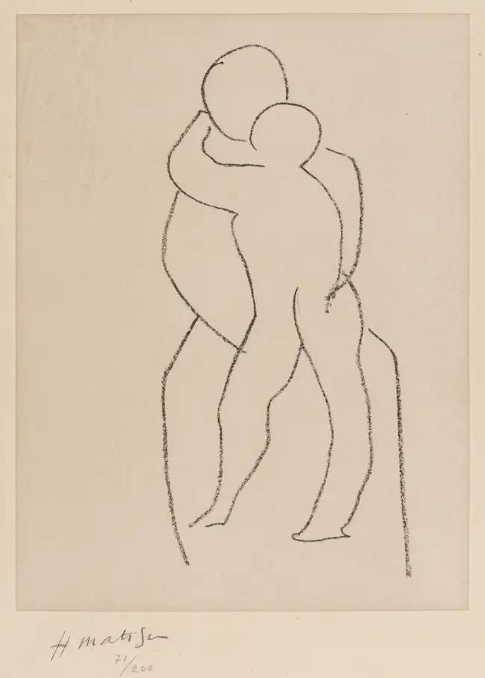 H. Vierge à l"enfant debout (Duthuit 650) by Henri Matisse