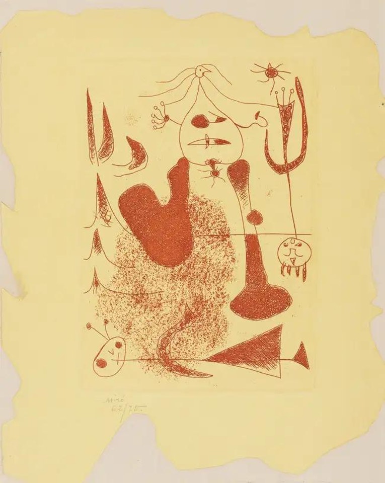 Sablier Couche (Cramer books 5; D.20) by Joan Miró