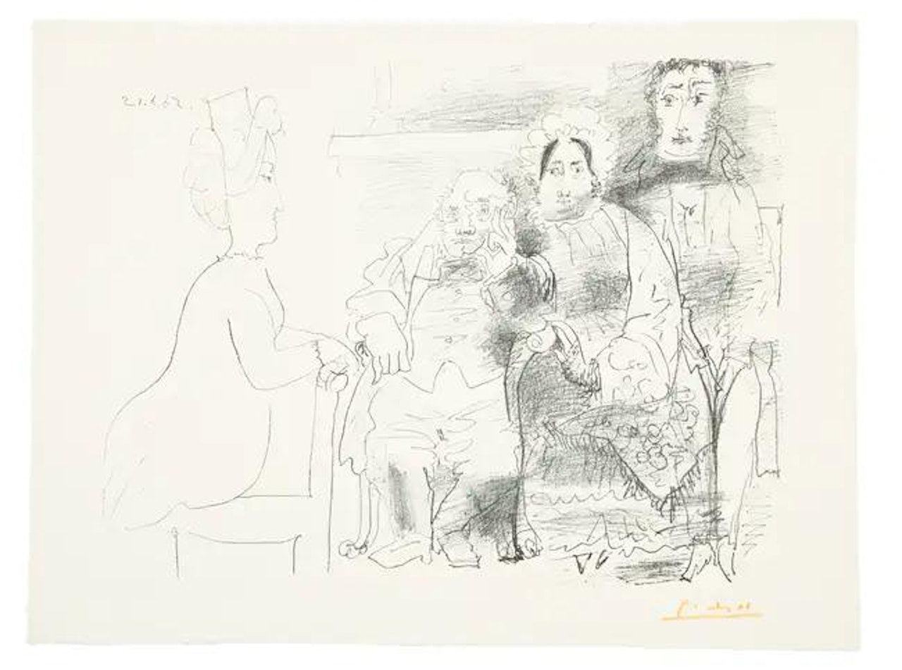 Portrait de Famille (Bloch 1030) by Pablo Picasso