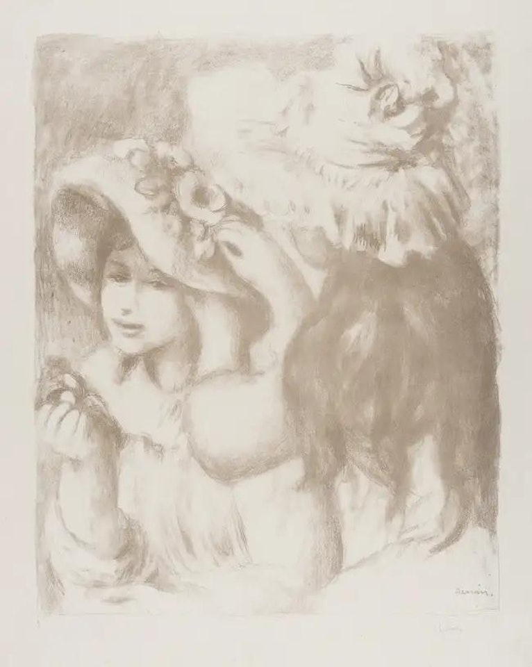 Le Chapeau epingle (2e planche) (D., S. 30) by Pierre-Auguste Renoir