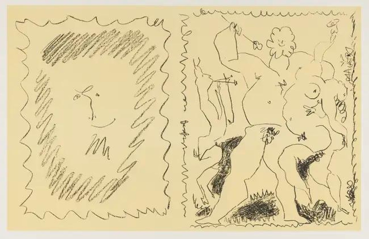 Bacchanal (Bloch 795; Mourlot 280) by Pablo Picasso