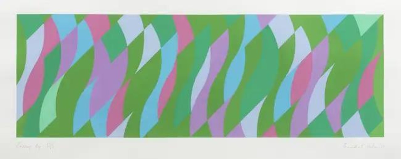 Passing By (Schubert 60) by Bridget Riley