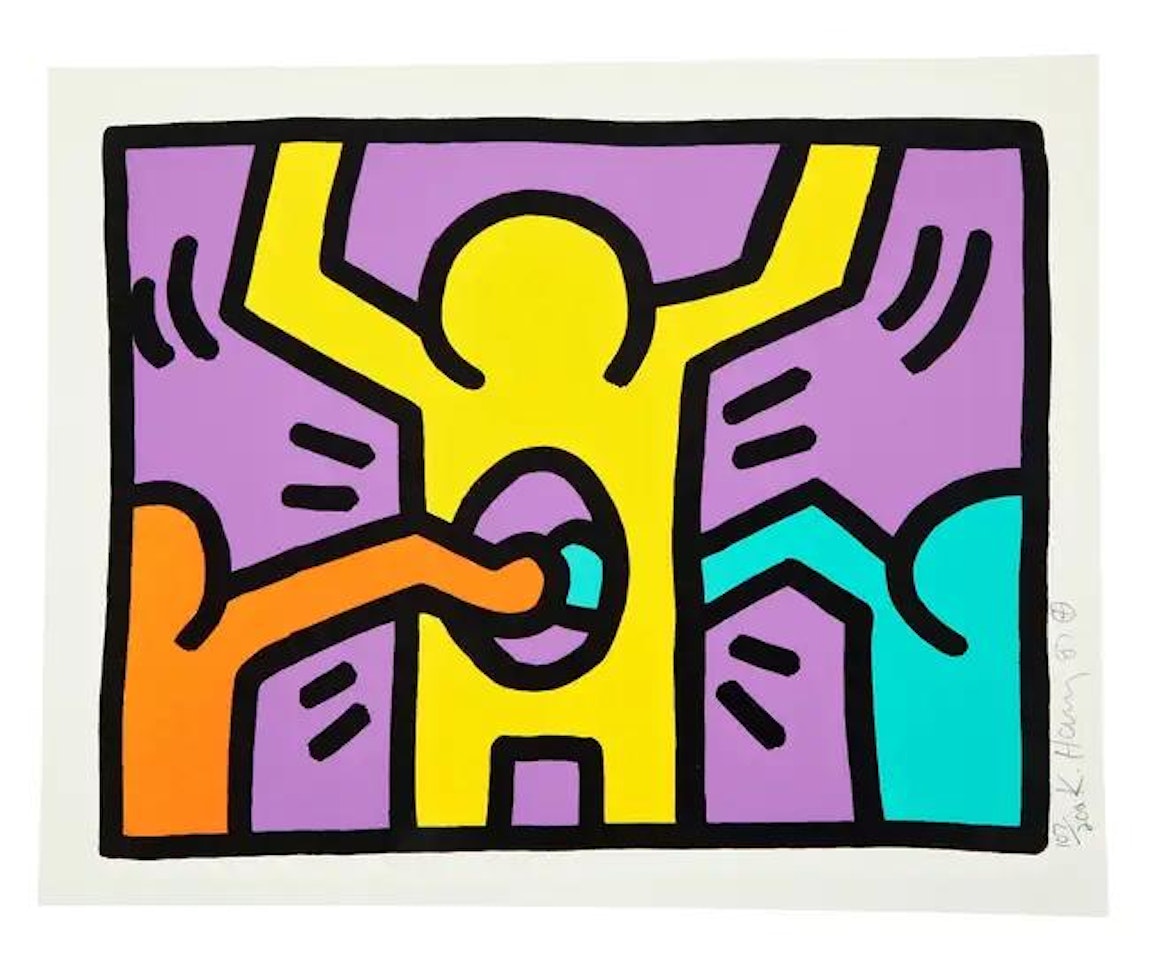 Pop Shop I (Littmann p.83) by Keith Haring