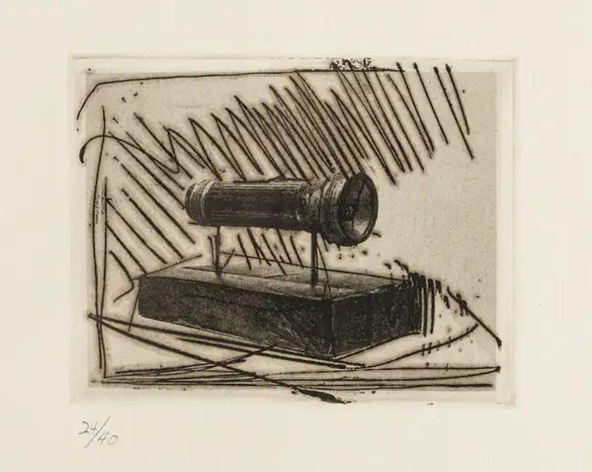 Small Flashlight (ULAE 58) by Jasper Johns
