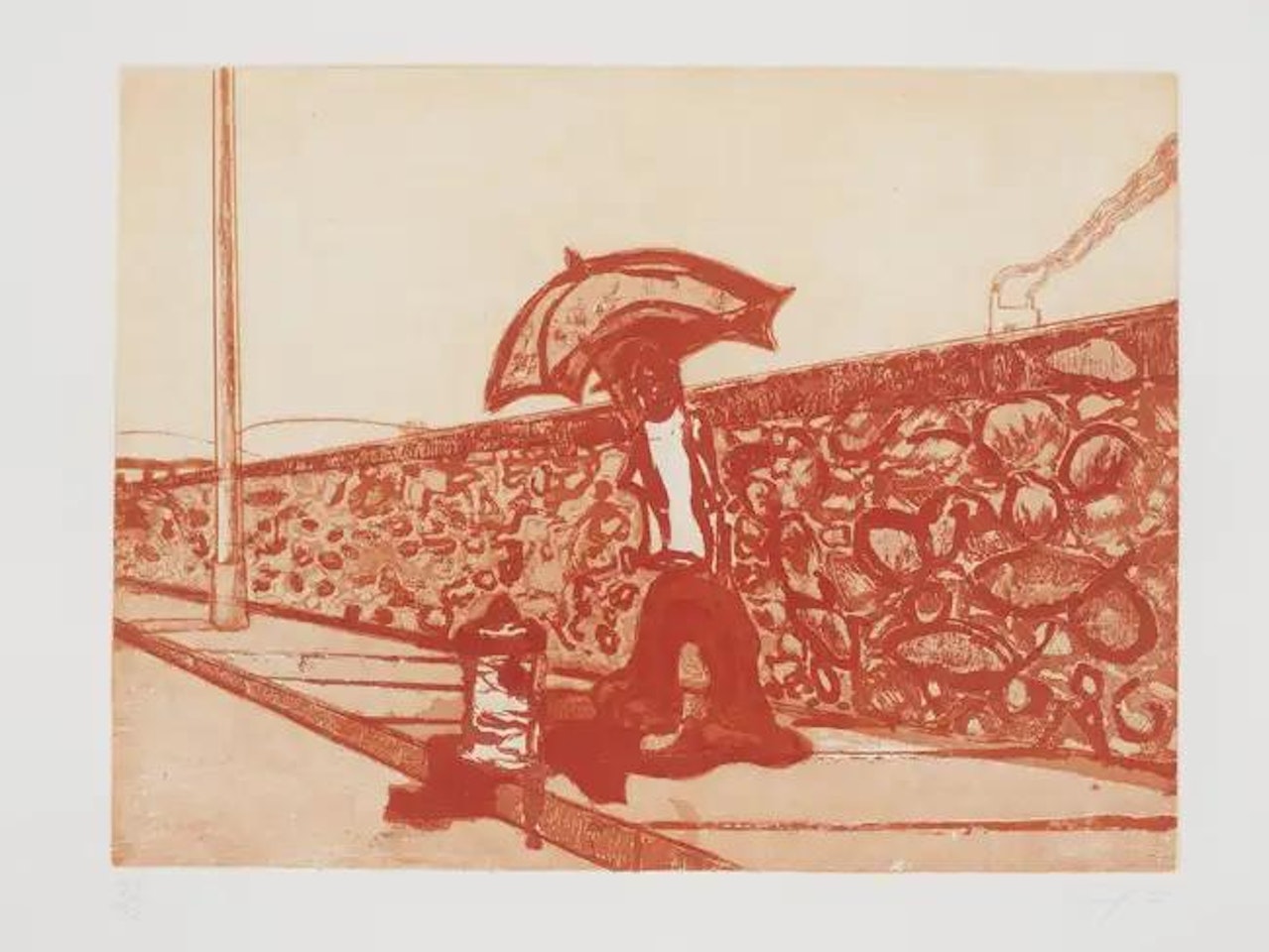 Lapeyrouse Wall by Peter Doig