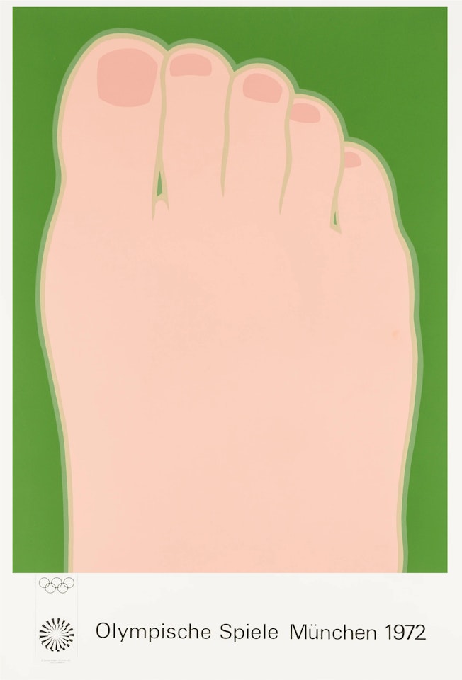 A poster for Olympische Spiele München by Tom Wesselmann