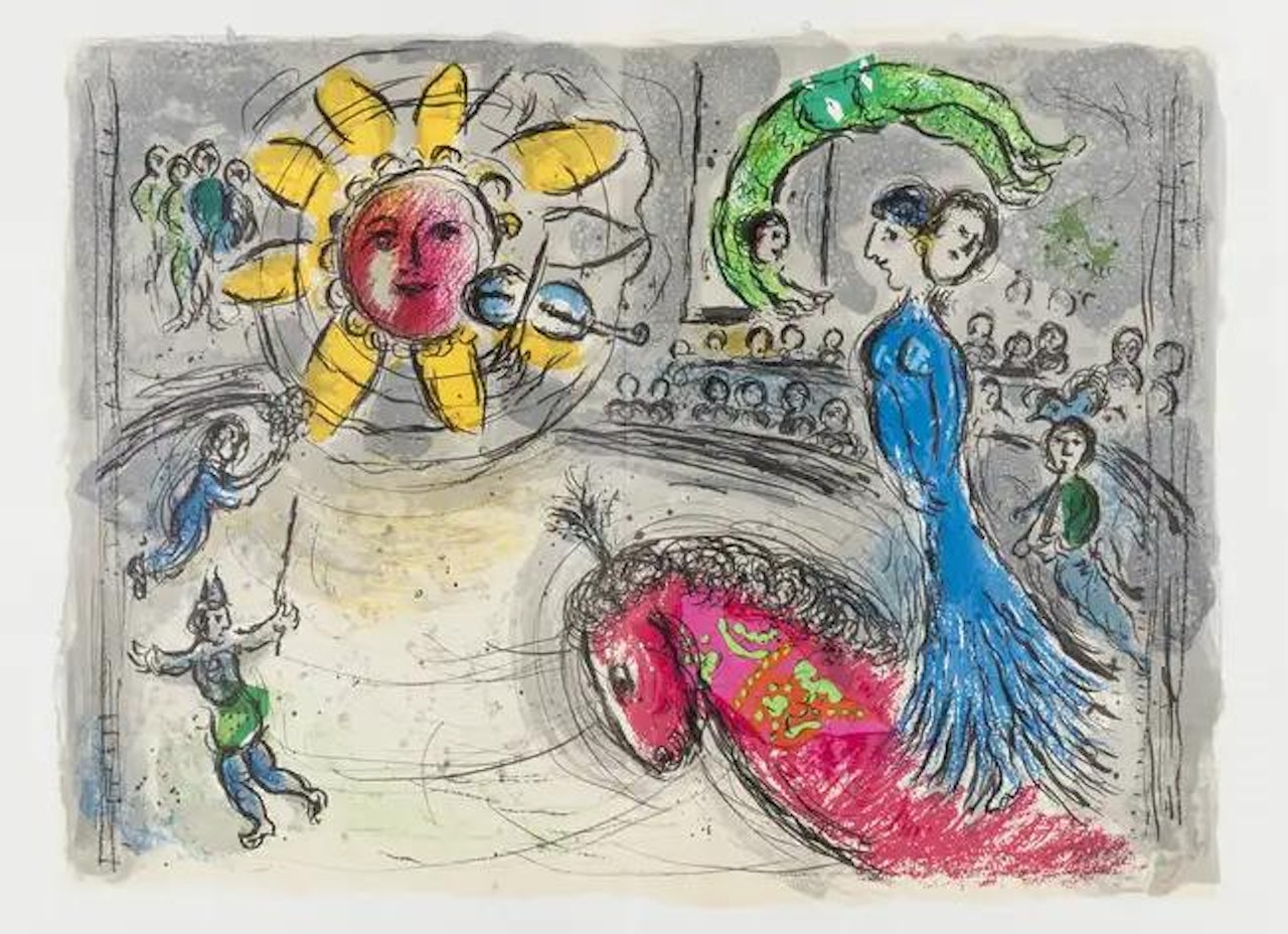 Derrière le Miroir No.235 by Marc Chagall